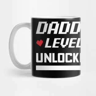 New Dad Gamer Gift Daddy Level Unlocked Mug